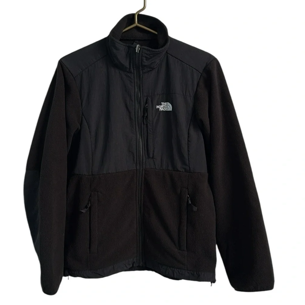 The North Face Girl's Polartec Black Zipper Front Fleece Jacket Size XL